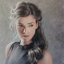 Схема вышивки «портрет»