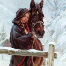 Схема вышивки «зимние зарисовки»