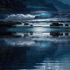 Схема вышивки «луна»