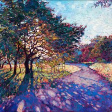 Схема вышивки «Дорога вдаль»