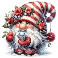 Схема вышивки «Новогодний гном»