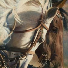 Схема вышивки «лошади»