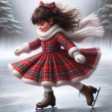 Фигуристка