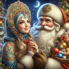 Схема вышивки «Новый Год»