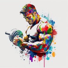 Схема вышивки «Спорт»