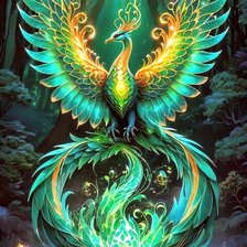 Схема вышивки «Птица счастья»