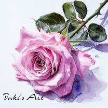 Схема вышивки «Роза»