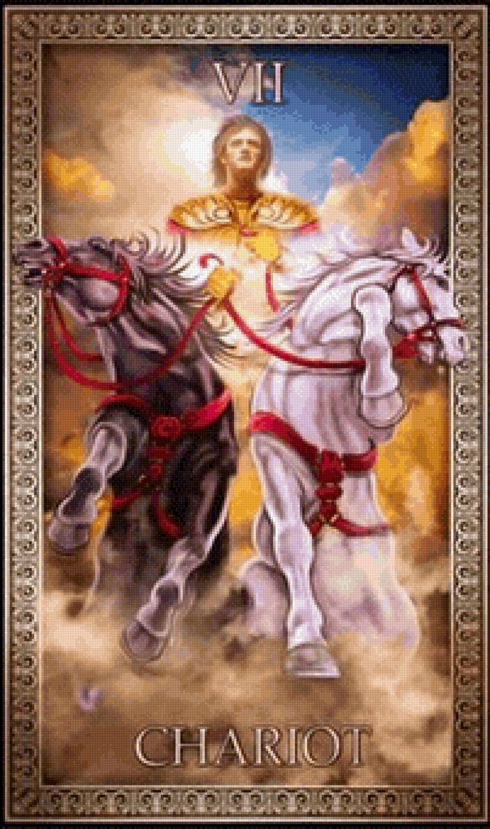 карта таро "Колесница" - карты - предпросмотр