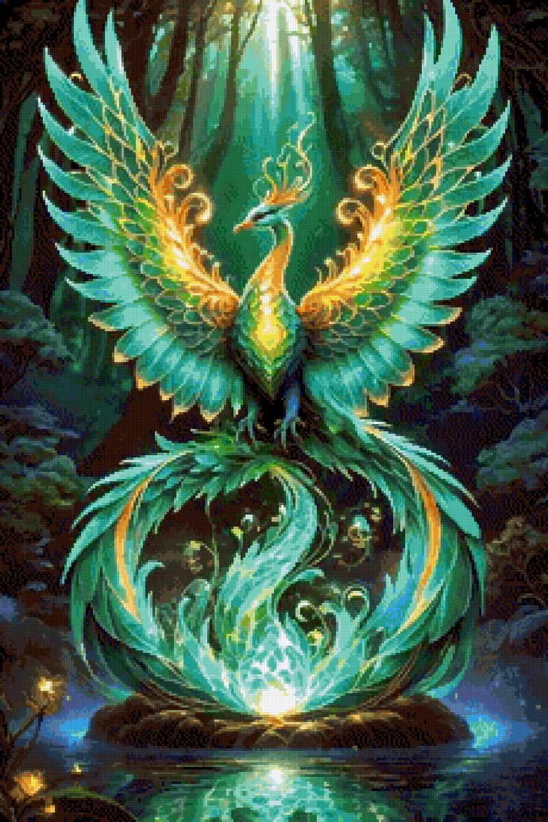 Птица - феникс - предпросмотр
