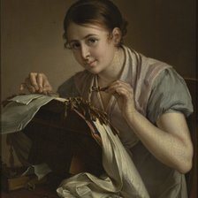 Схема вышивки «ДЕВУШКА»