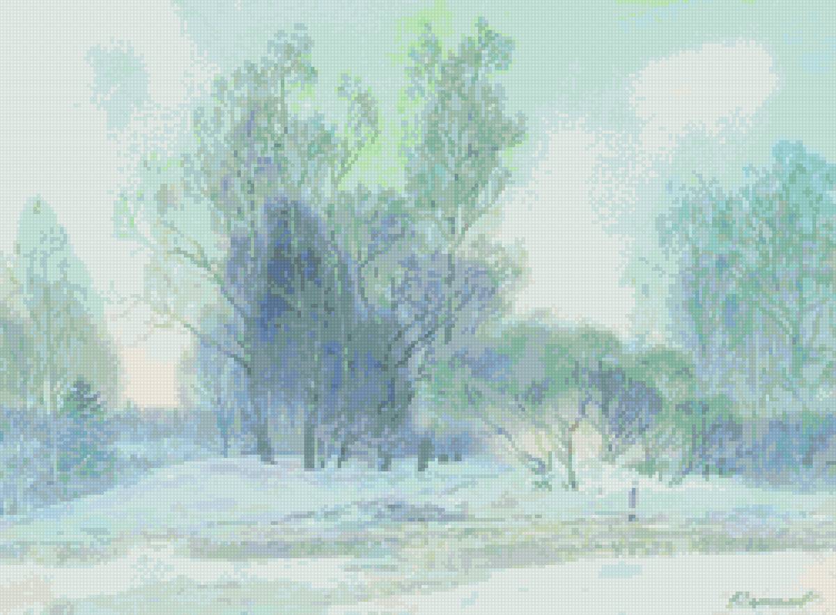 Вячеслав чернаков - зима природа времена года лес пейзаж - предпросмотр