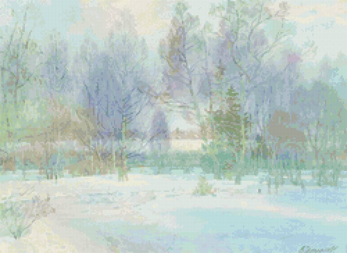 Вячеслав чернаков - зима природа лес пейзаж - предпросмотр