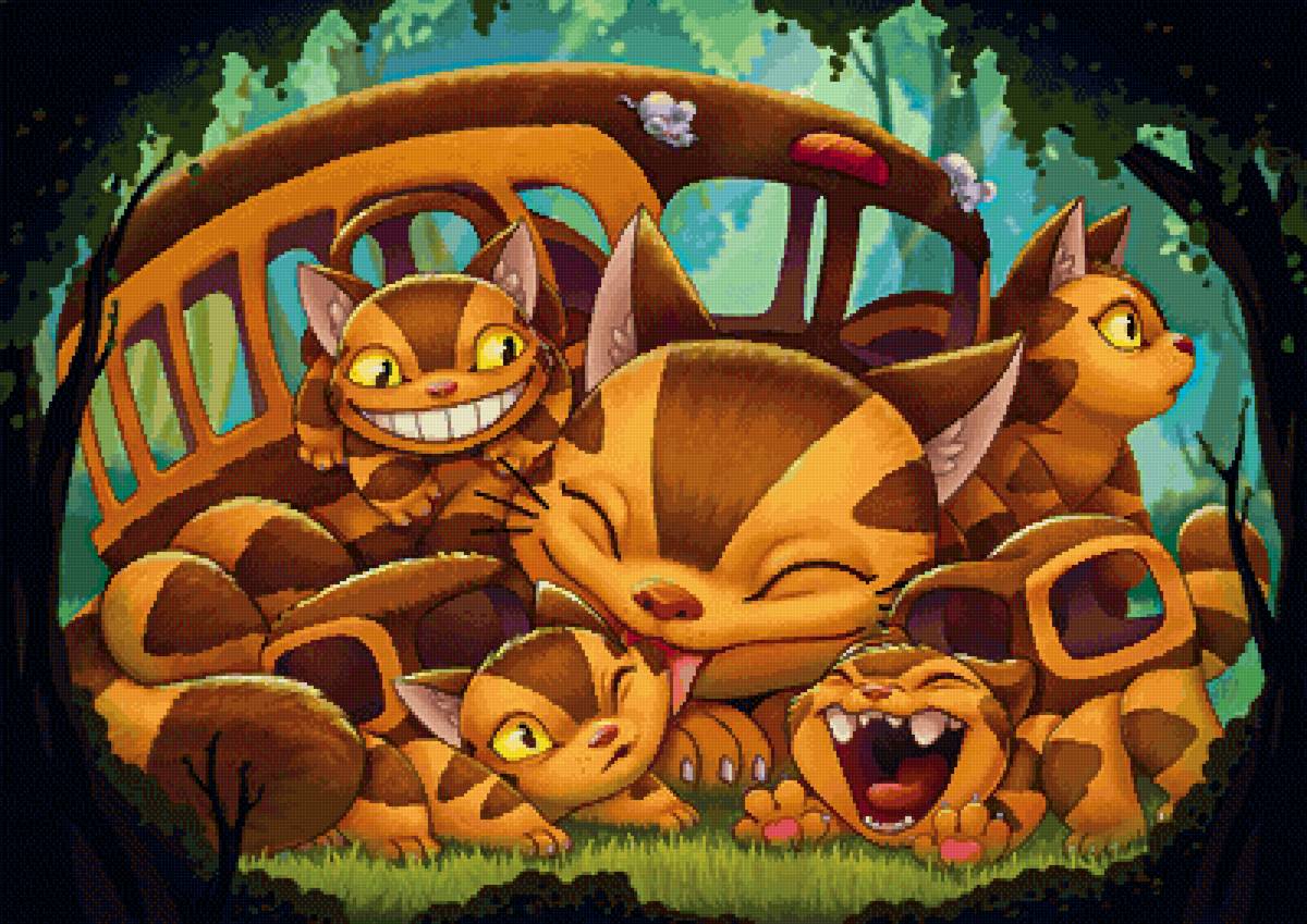 Котобус - аниме, персонаж - предпросмотр