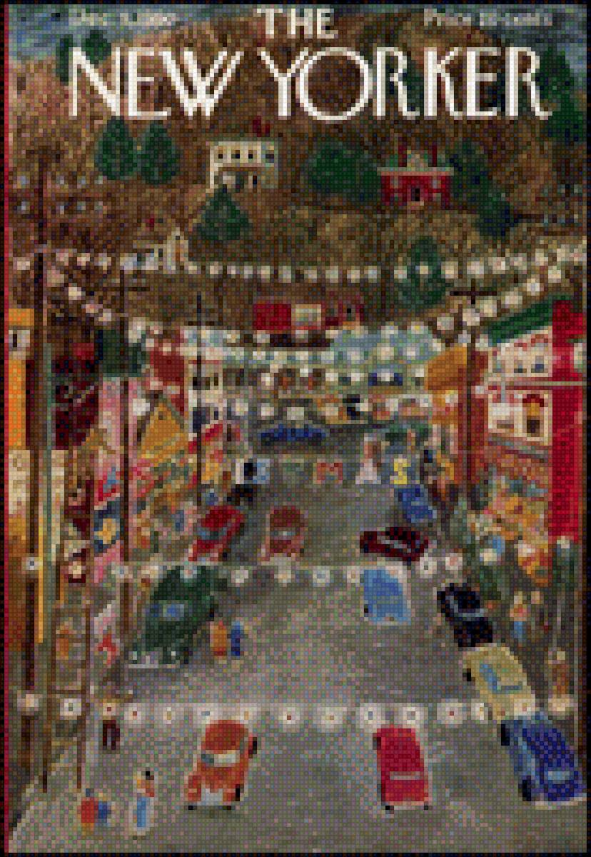 Новый год - новый год, рождество, обложка, нью-йорк, зима - предпросмотр