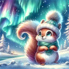 Схема вышивки «Белка»