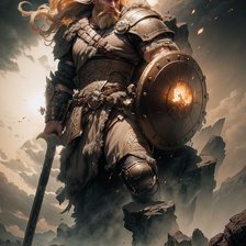 Схема вышивки «Богатырь»