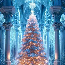 Схема вышивки «Ледяной дворец»