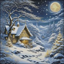 Схема вышивки «Зимняя сказка»