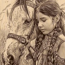 Схема вышивки «Поэма о лошади 3»