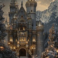 Схема вышивки «Вечер замка»