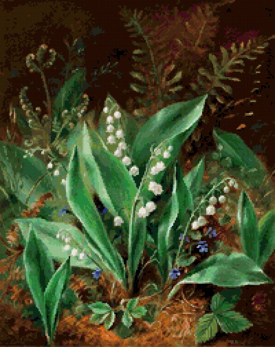 Альберт Дюрер лукас - природа сад ландыши цветы - предпросмотр