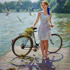 Схема вышивки «летние каникулы»