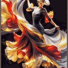 Схема вышивки «Танец»