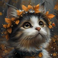 Осенний котик