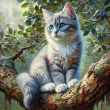 Схема вышивки «Котёнок»