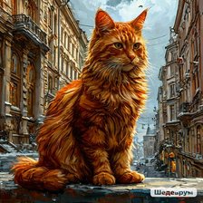 Схема вышивки «Его Величество Кот!»