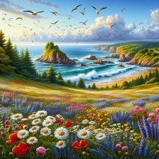 Схема вышивки «живопись»