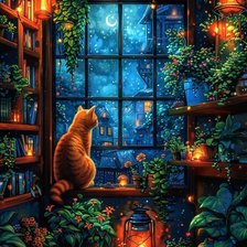 Схема вышивки «Новогодний вечер»