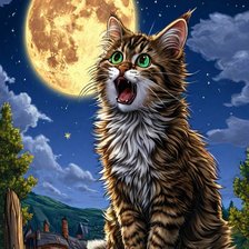 Схема вышивки «Ночные песни»