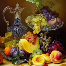 Схема вышивки «Натюрморт с фруктами»