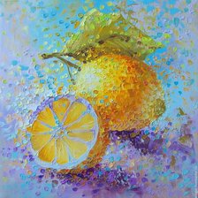 Схема вышивки «Лимоны фрукты»