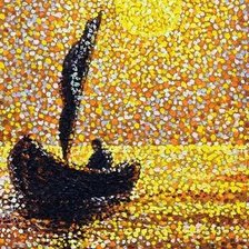 Схема вышивки «Море парус»