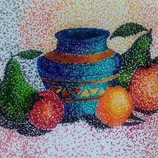 Схема вышивки «Фрукты»