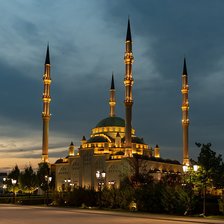 Схема вышивки «Мечеть "Сердце Чечни"»