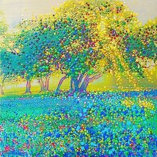 Лето цветы деревья