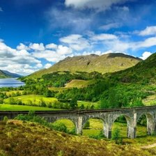 Схема вышивки «Горы»