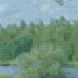 Предпросмотр схемы вышивки «Лес,озеро,небо,трава» (№2840129)