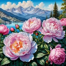 Схема вышивки «живопись»