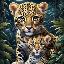 Схема вышивки «животные»