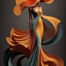 Схема вышивки «Девушка мечта»