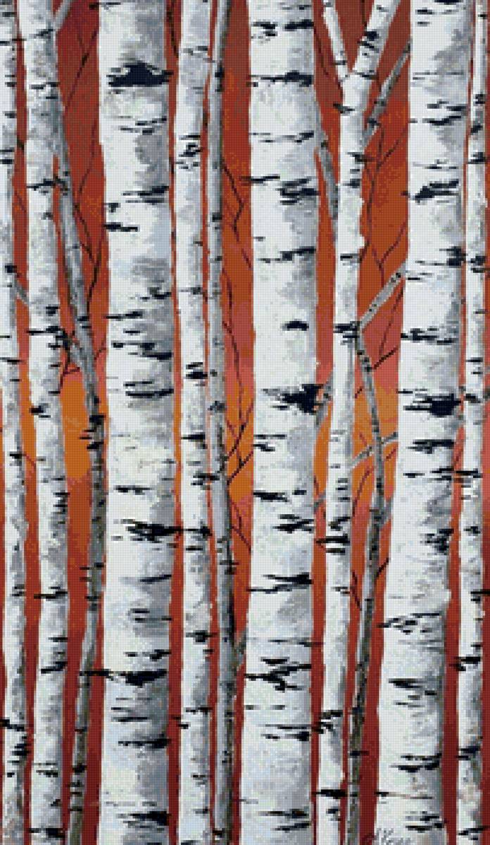 березы - панно - предпросмотр