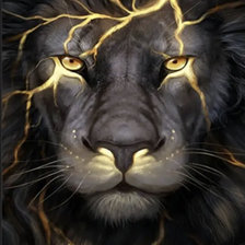 Схема вышивки «Лев»