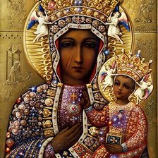 Схема вышивки «Matka Boska»