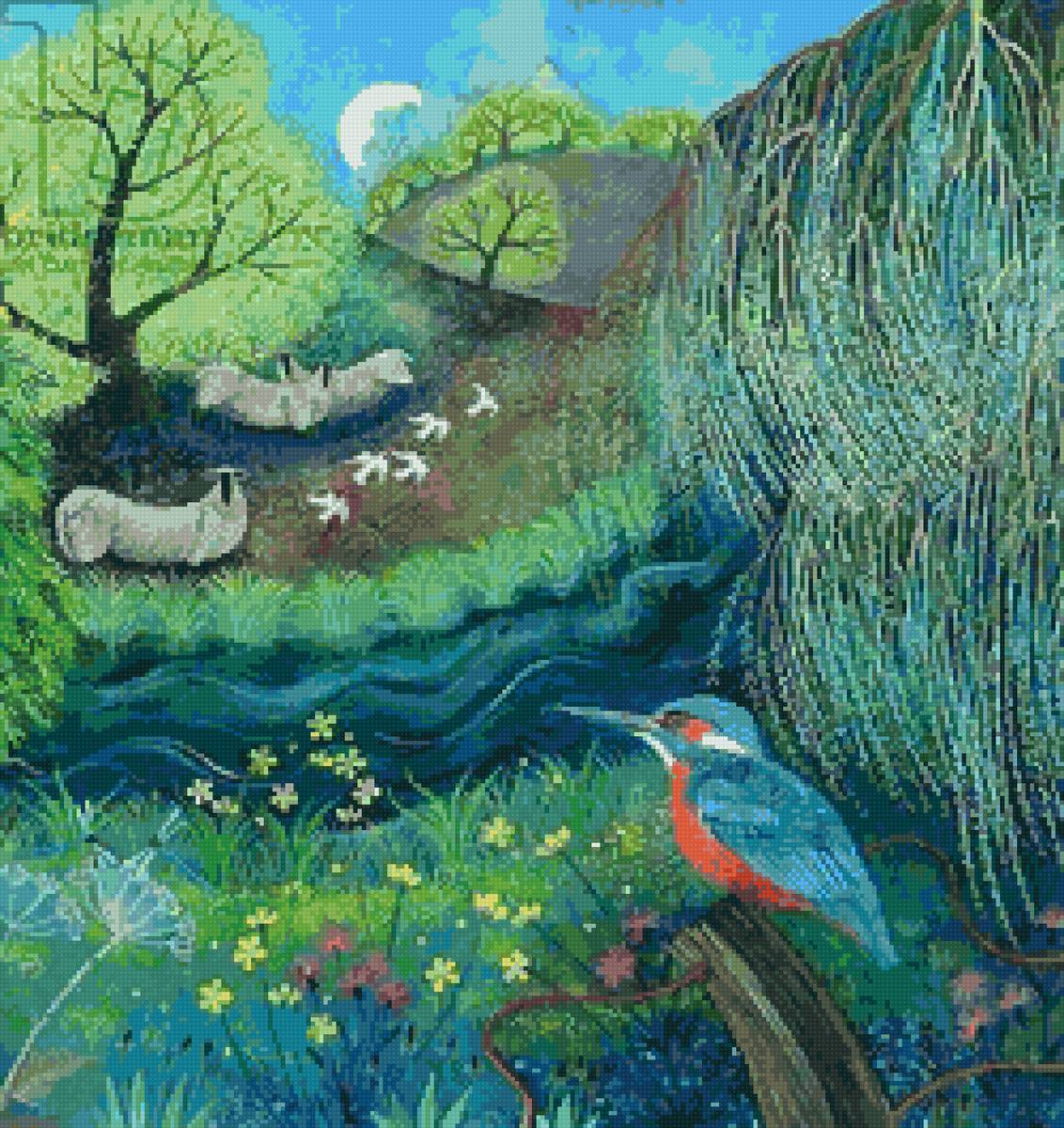 Лето природа пейзаж птицы - лето природа пейзаж птицы - предпросмотр