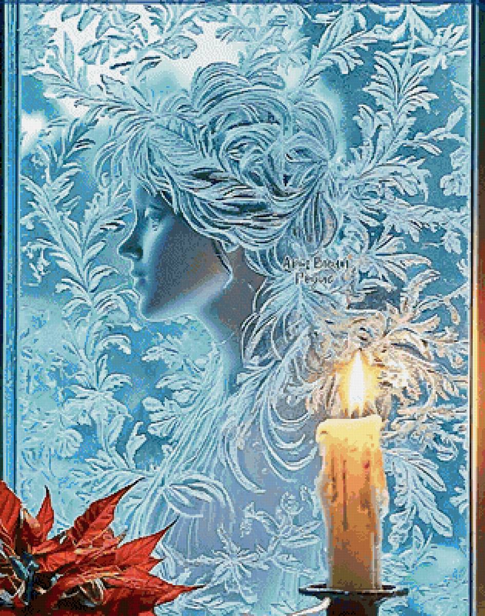 Морозный узор - морозный узор - предпросмотр