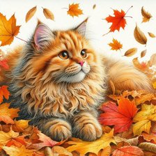 Схема вышивки «Листопад»